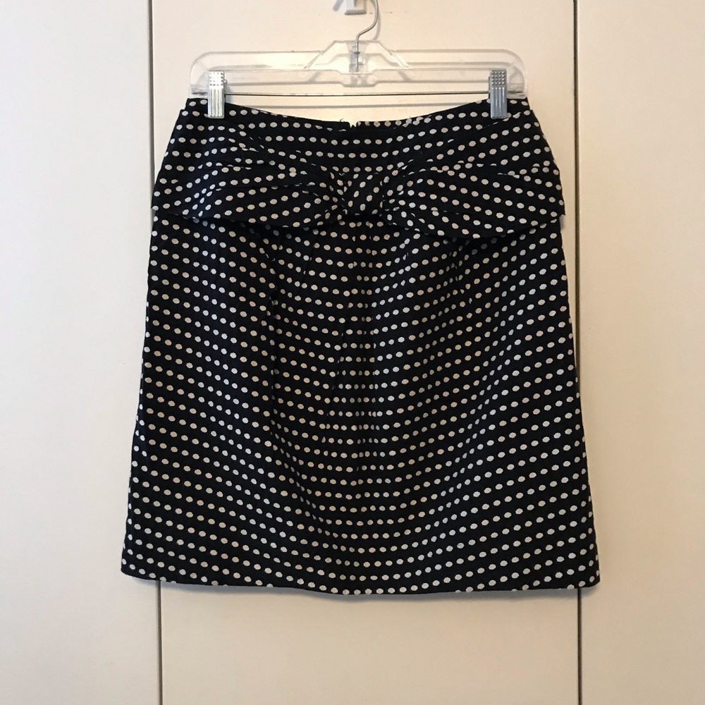 Anthropologie Polka dot skirt